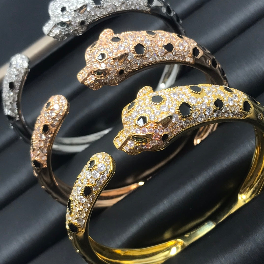 Miro PANTHERE GROSSES ARMBAND DIAMANTEN