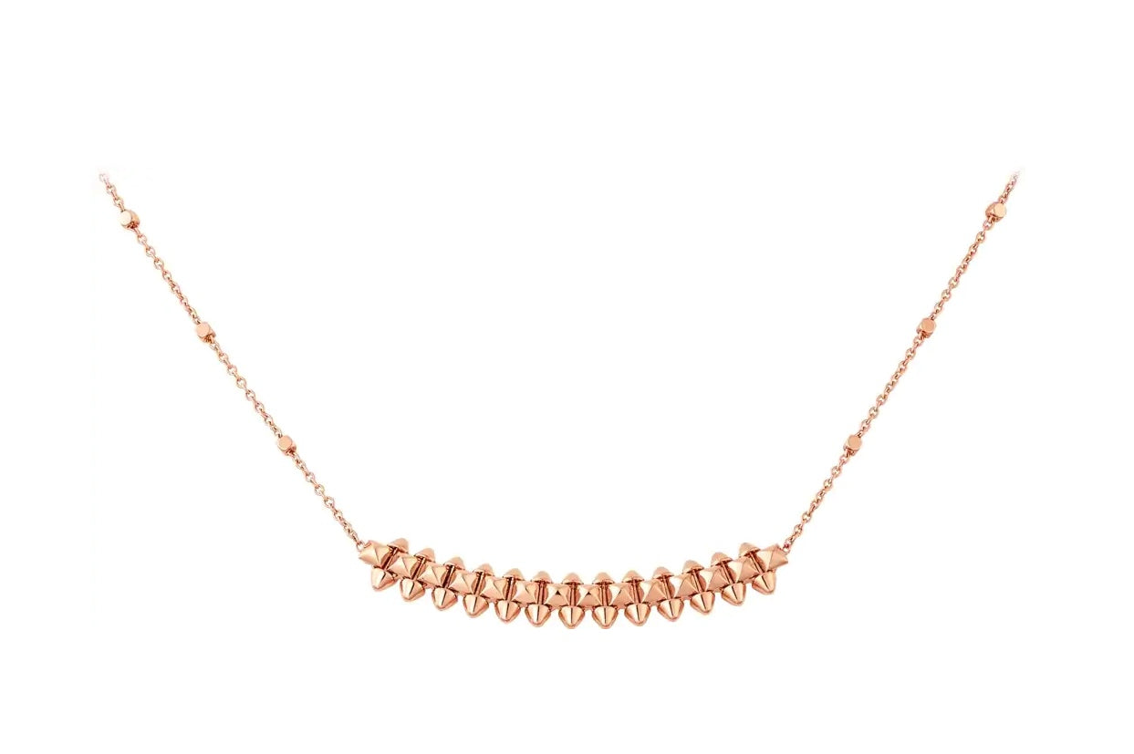 Miro CLASH PINK GOLD NECKLACE