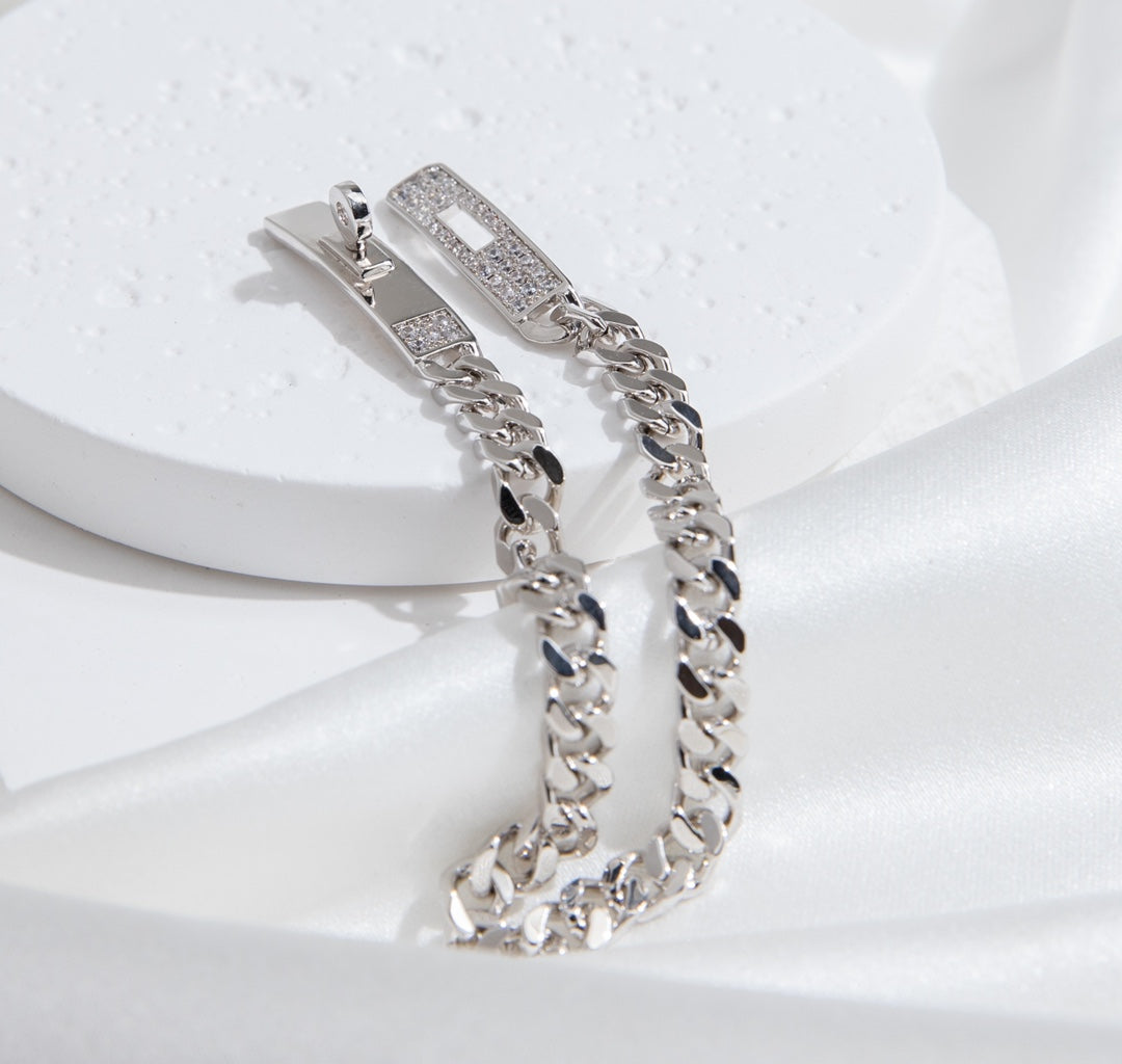 Miro KELLY KETTEN-SILBER-DIAMANTENARMBAND