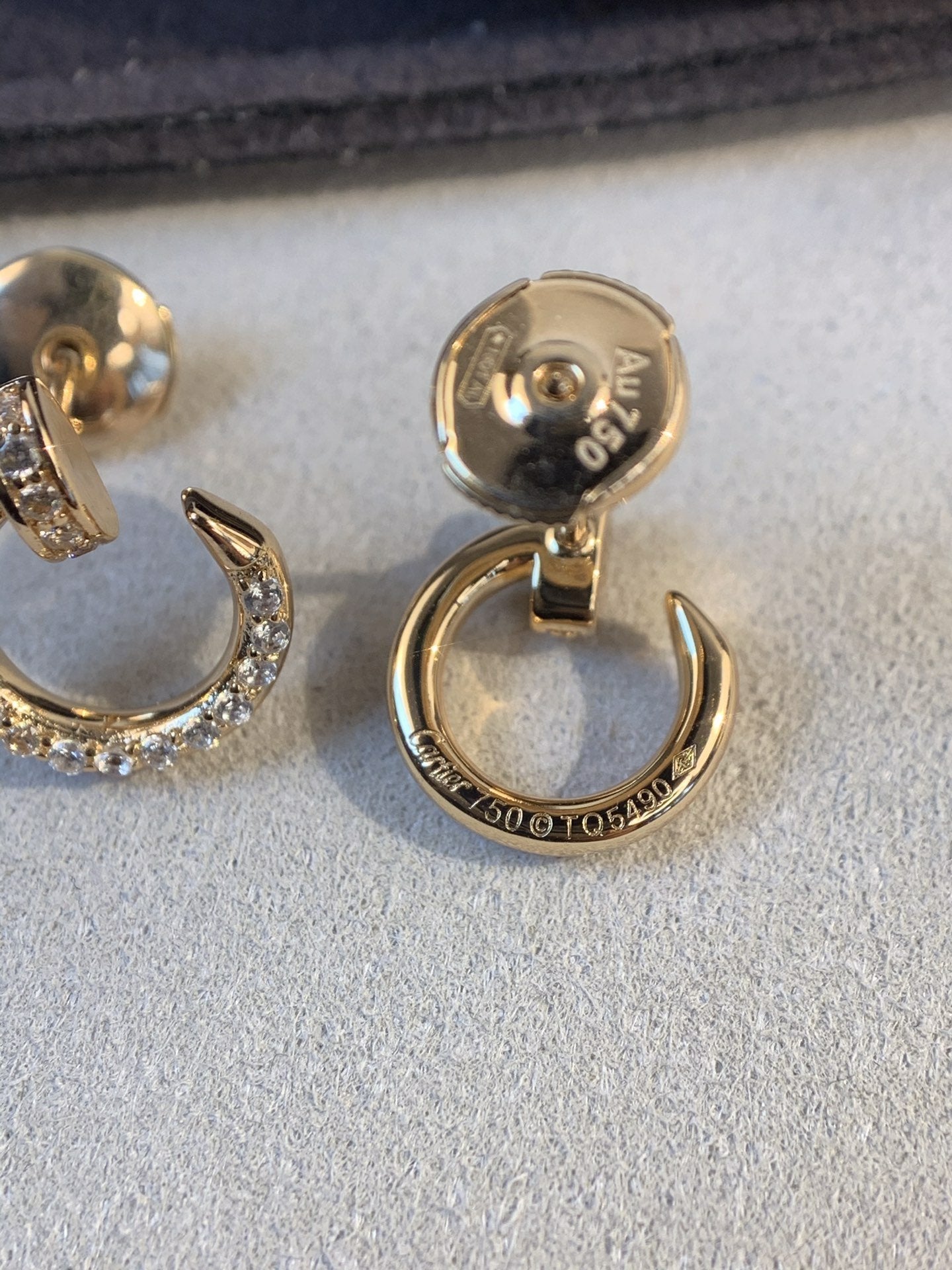 Miro JUSTE EARRINGS GOLD DIAMONDS
