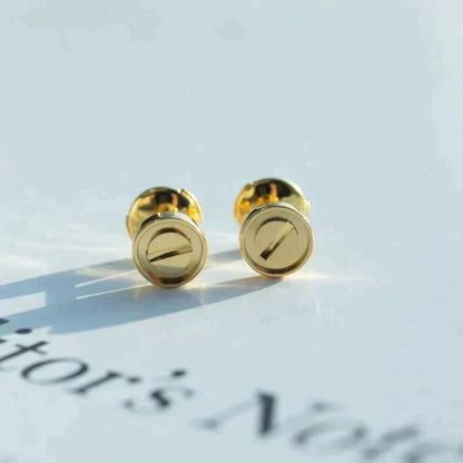 Miro LOVE EARRINGS GOLD 10MM