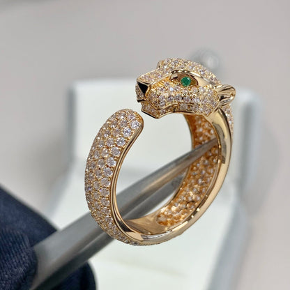 Miro PANTHERE PINK GOLD DIAMANTENRING