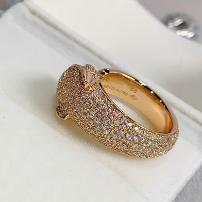 Miro PANTHERE PINK GOLD DIAMANTENRING