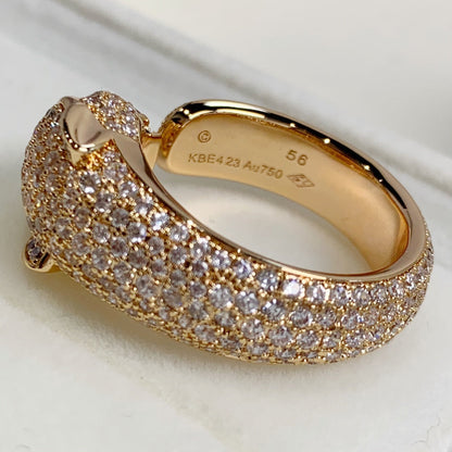 Miro PANTHERE PINK GOLD DIAMANTENRING