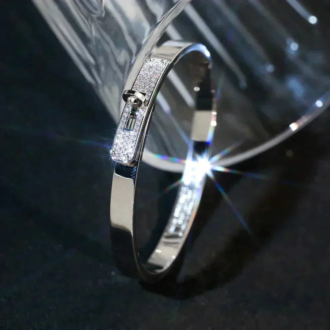 Miro KELLY SILBER DIAMANTENARMREIFEN
