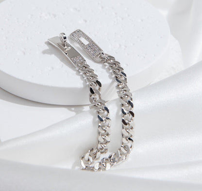 Miro KELLY KETTEN-SILBER-DIAMANTENARMBAND