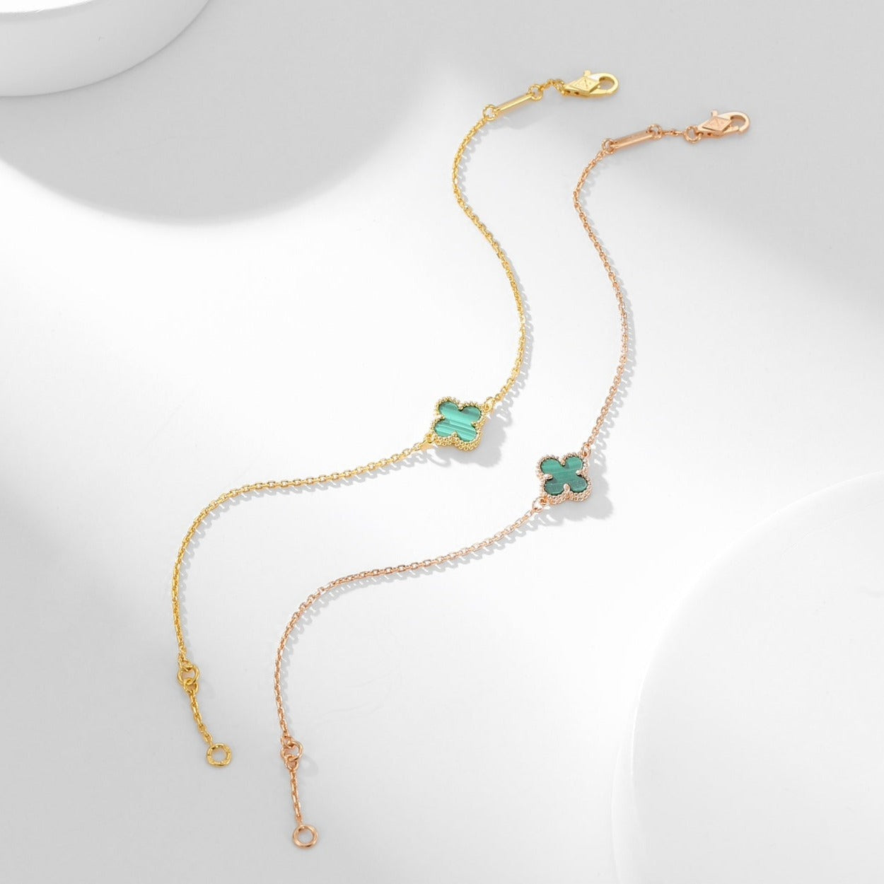 Miro CLOVER BRACELET MALACHITE 1 MOTIF