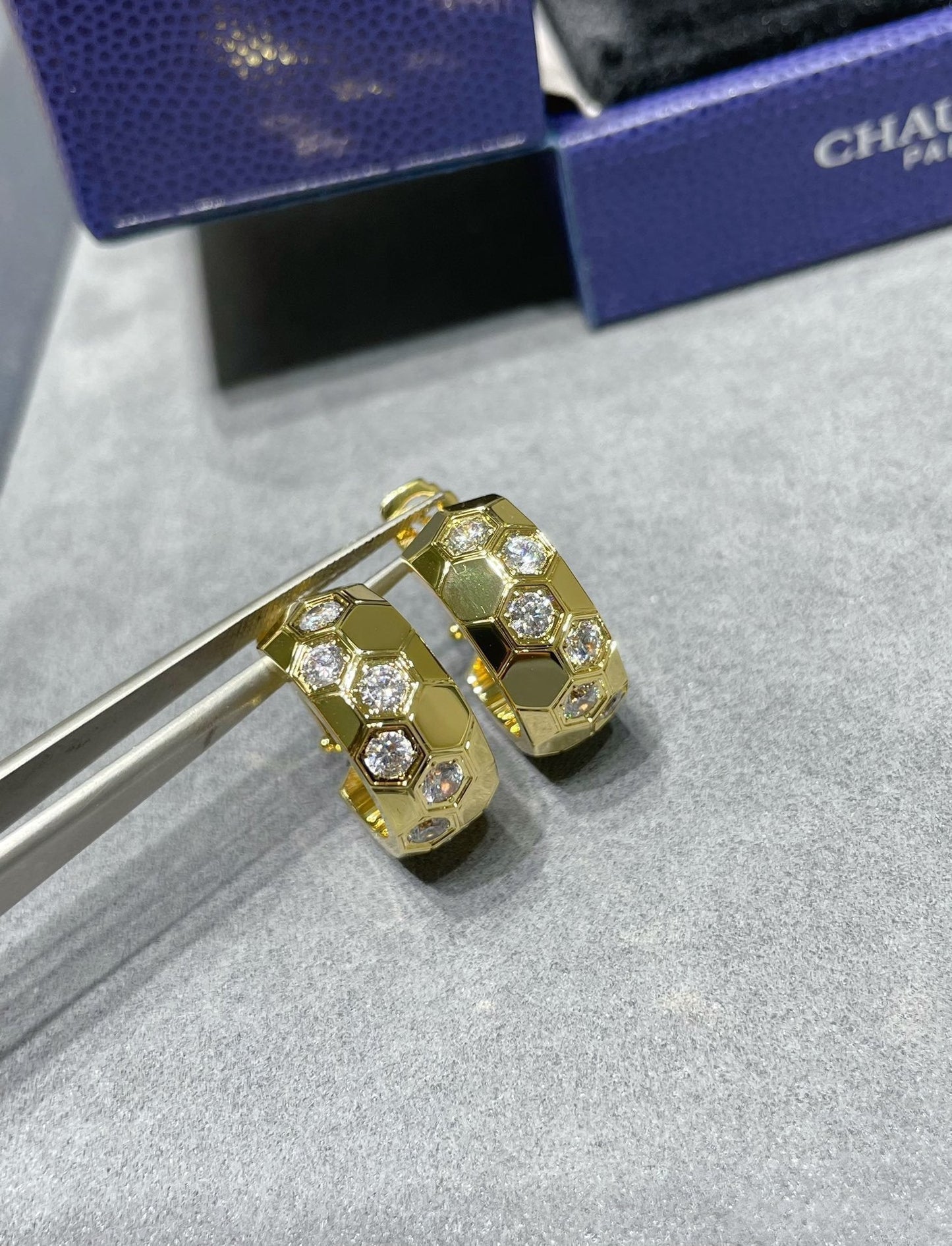 Miro BEE LOVE DIAMOND CREOLEN