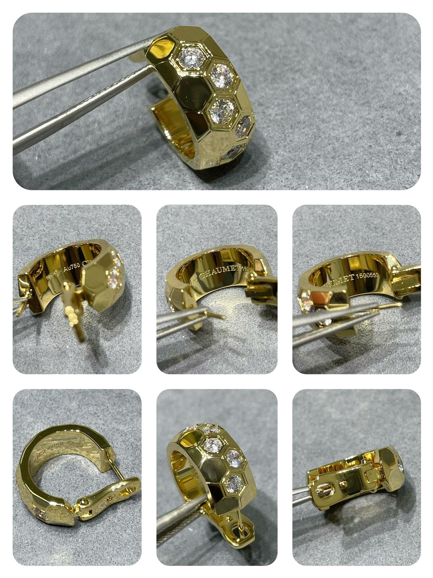 Miro BEE LOVE DIAMOND CREOLEN