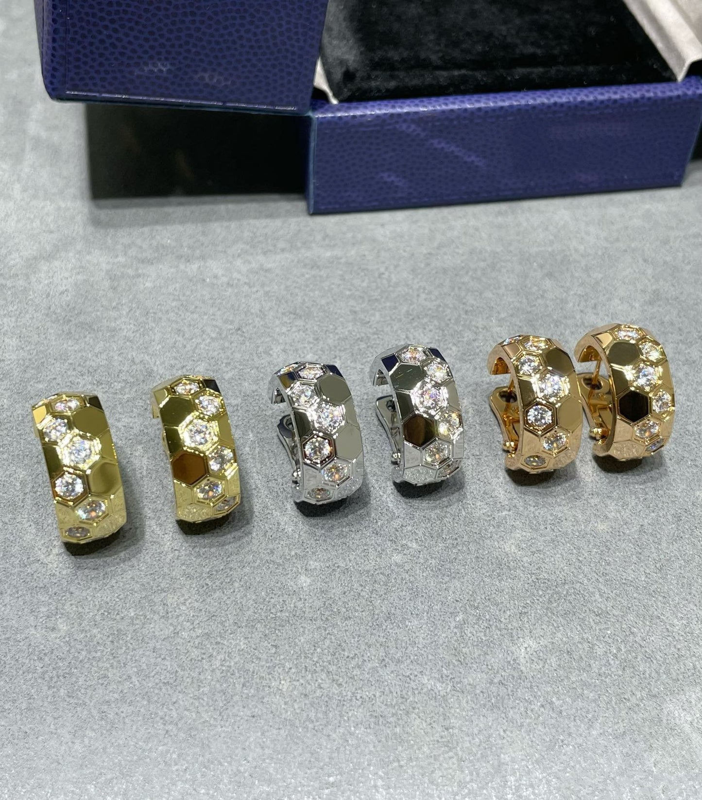Miro BEE LOVE DIAMOND CREOLEN