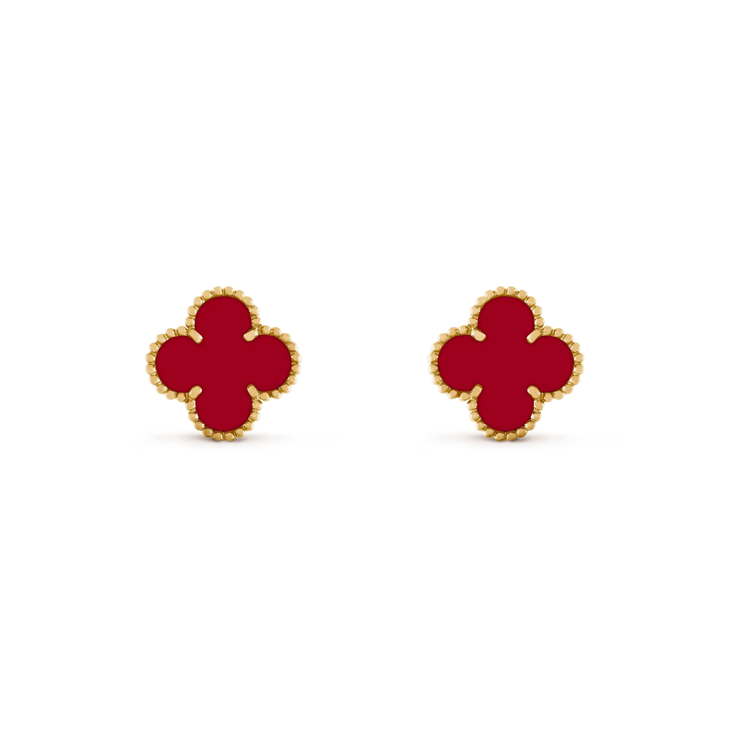 Miro CLOVER MEDIUM 1 MOTIFS CARNELIAN  EARRINGS