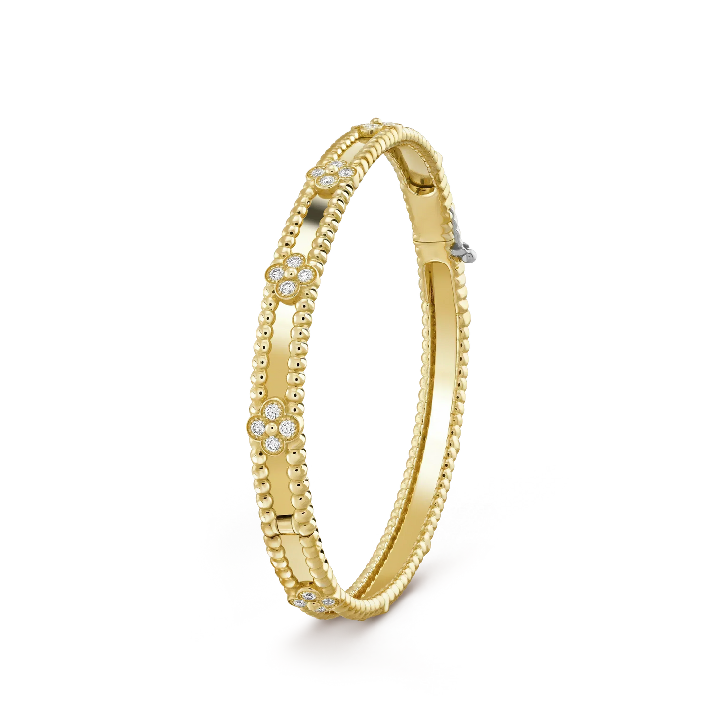 Miro CLOVER BRACELET 4MM DIAMONDS