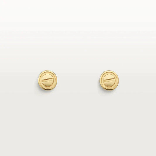 Miro LOVE EARRINGS GOLD 10MM