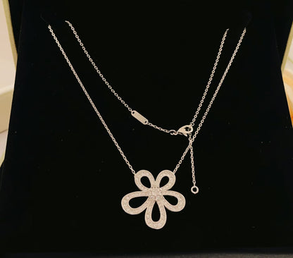 Miro BLUMEN-DIAMANTENHALSKETTE
