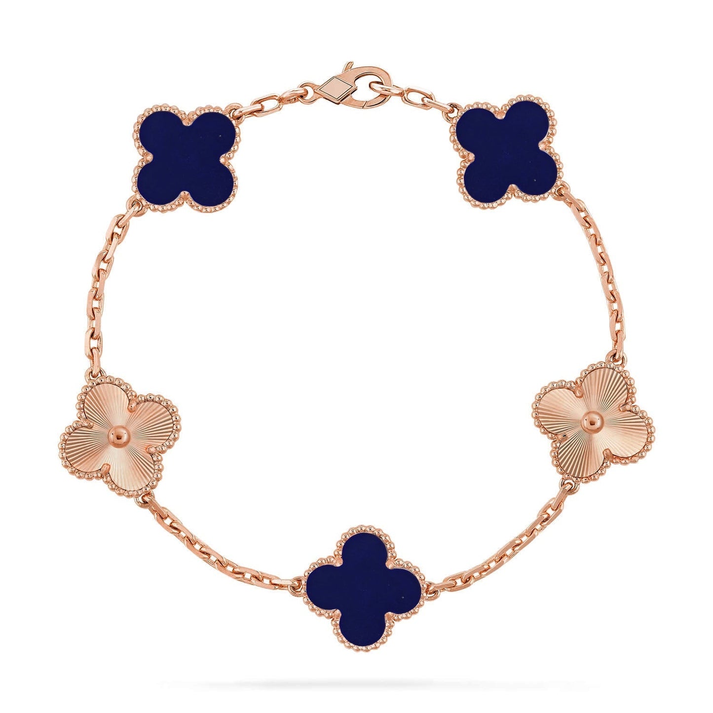 [Miro ]New CLOVER 5 MOTIF LAPIS LAZULI BRACELET COLLECTION