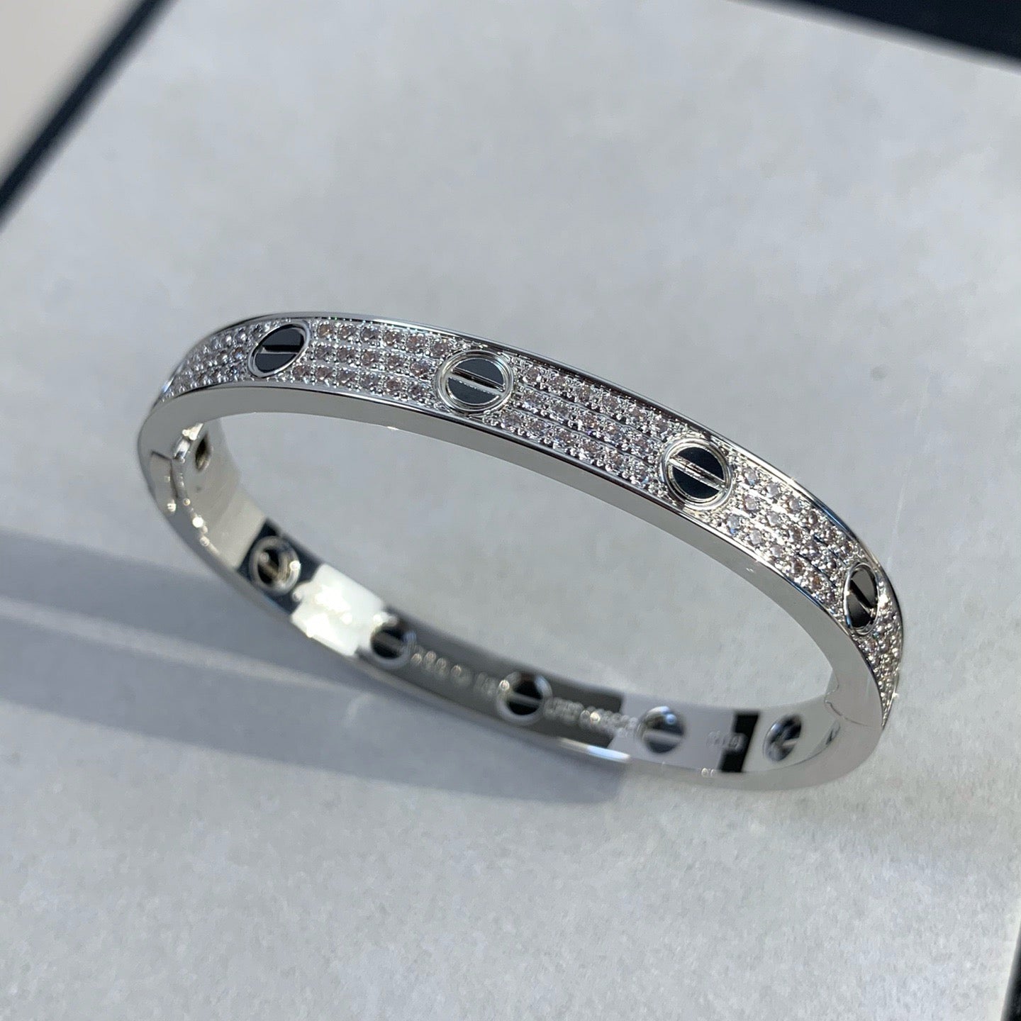 Miro LOVE BRACELET 6.1MM DIAMOND-PAVED CERAMIC