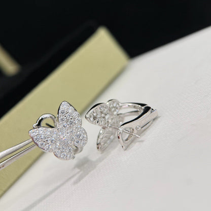 Miro BUTTERFLY OHRRINGE GANZ MIT DIAMANTEN BESETZT