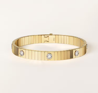 Miroiro NEW 7 MM 7-DIAMOND HEART-SHAPED BRACELET