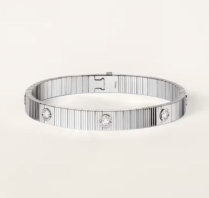Miroiro NEW 7 MM 7-DIAMOND HEART-SHAPED BRACELET