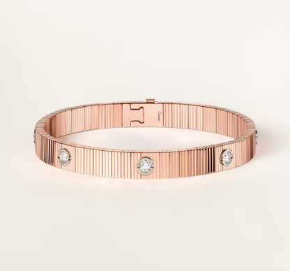 Miroiro NEW 7 MM 7-DIAMOND HEART-SHAPED BRACELET