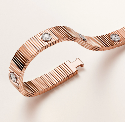 Miroiro NEW 7 MM 7-DIAMOND HEART-SHAPED BRACELET