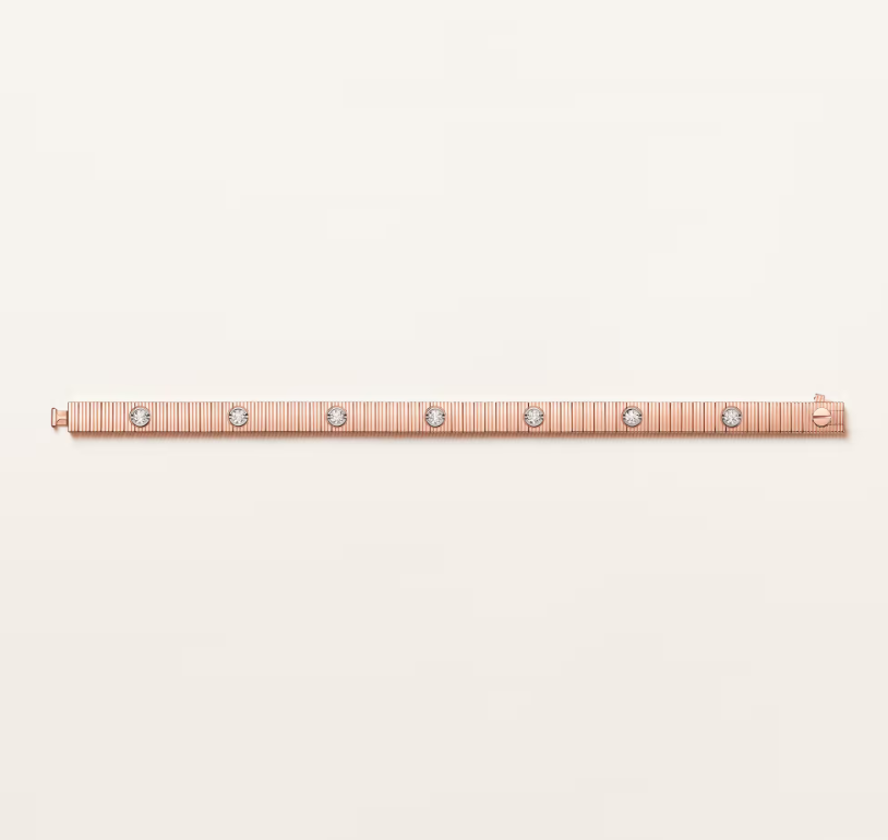 Miroiro NEW 7 MM 7-DIAMOND HEART-SHAPED BRACELET