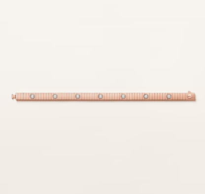 Miroiro NEW 7 MM 7-DIAMOND HEART-SHAPED BRACELET