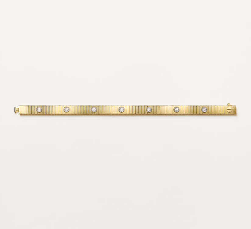 Miroiro NEW 7 MM 7-DIAMOND HEART-SHAPED BRACELET
