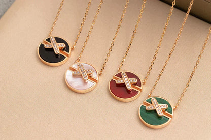 Miro JEUX DE ROSE GOLD DIAMOND NECKLACE
