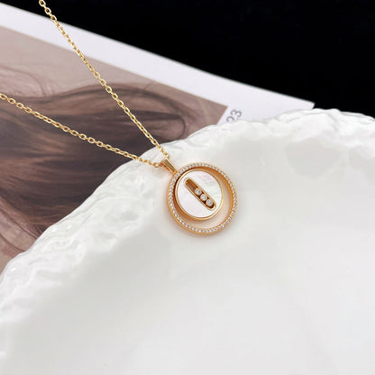 [Miro ]Miro MOVE MM NACRE BLANCHE DIAMOND COLLIER
