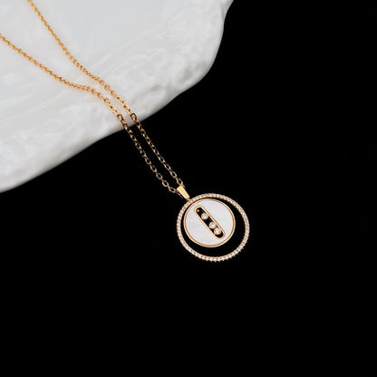 [Miro ]Miro MOVE MM NACRE BLANCHE DIAMOND COLLIER