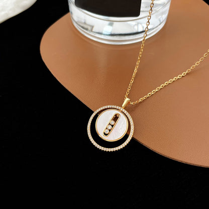 [Miro ]Miro MOVE MM NACRE BLANCHE DIAMOND COLLIER