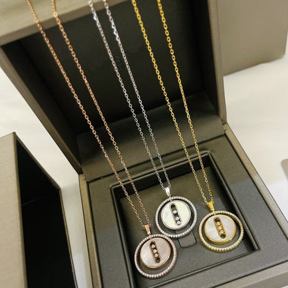 [Miro ]Miro MOVE MM NACRE BLANCHE DIAMOND COLLIER