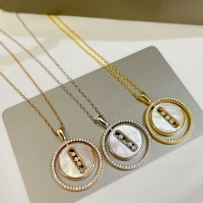 [Miro ]Miro MOVE MM NACRE BLANCHE DIAMOND COLLIER