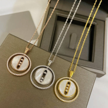 [Miro ]Miro MOVE MM NACRE BLANCHE DIAMOND COLLIER