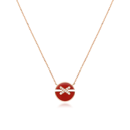 Miro JEUX DE ROSE GOLD DIAMOND NECKLACE