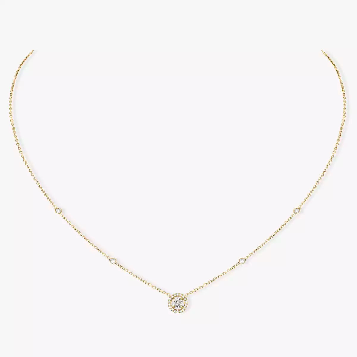 [Miro] Collier mit Diamanten 0,20ct Brillantschliff Joy