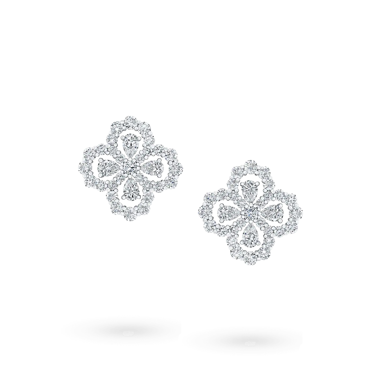 Miro LOOP EARRINGS FULL MOTIF DIAMOND 16MM