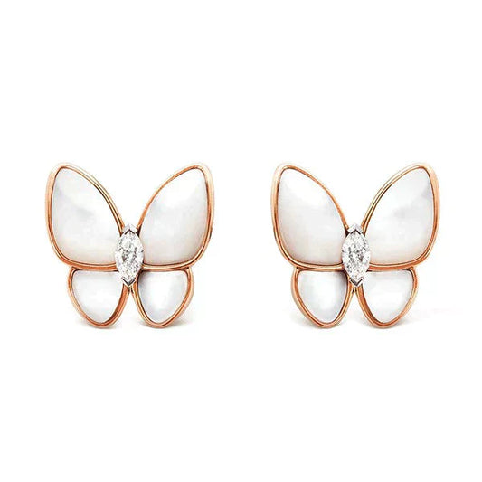 Miro BUTTERFLY MOP DIAMOND EARRINGS