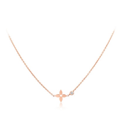 Miro BLOSSOM PENDANT PINK GOLD AND DIAMOND