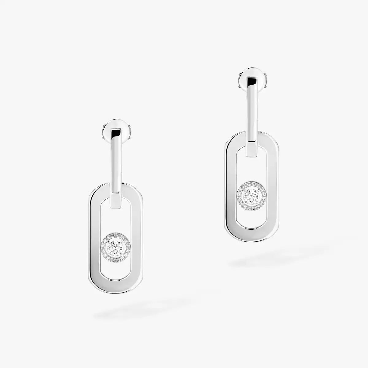 [Miro ]So Move XL Diamond Pendant Earrings
