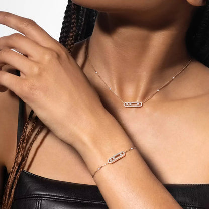 [Miro ]Pavé Baby Move Diamond Bracelet