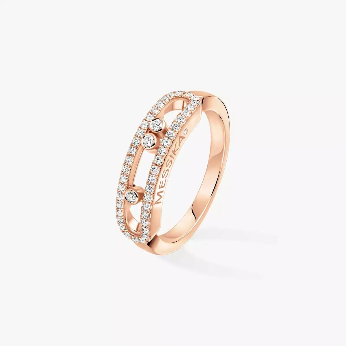 [Miro ] Baby Move Gold Diamond Pave_ Ring