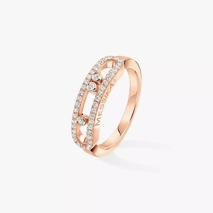 [Miro ] Baby Move Gold Diamond Pave_ Ring