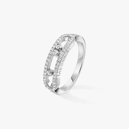 [Miro ] Baby Move Gold Diamond Pave_ Ring