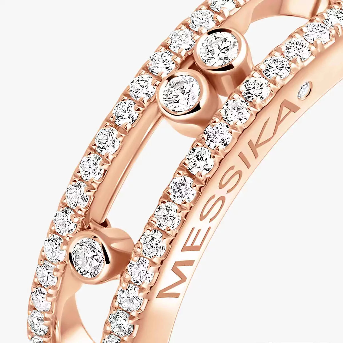 [Miro ] Baby Move Gold Diamond Pave_ Ring