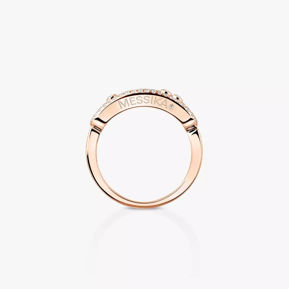 [Miro ] Baby Move Gold Diamond Pave_ Ring