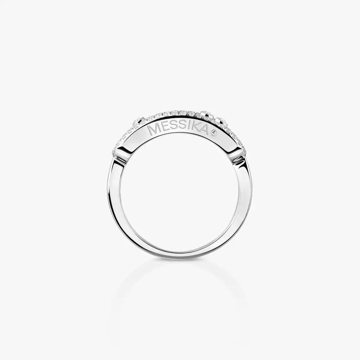 [Miro ] Baby Move Gold Diamond Pave_ Ring