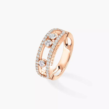 [Miro ] Move Gold Diamond Pave_ Ring