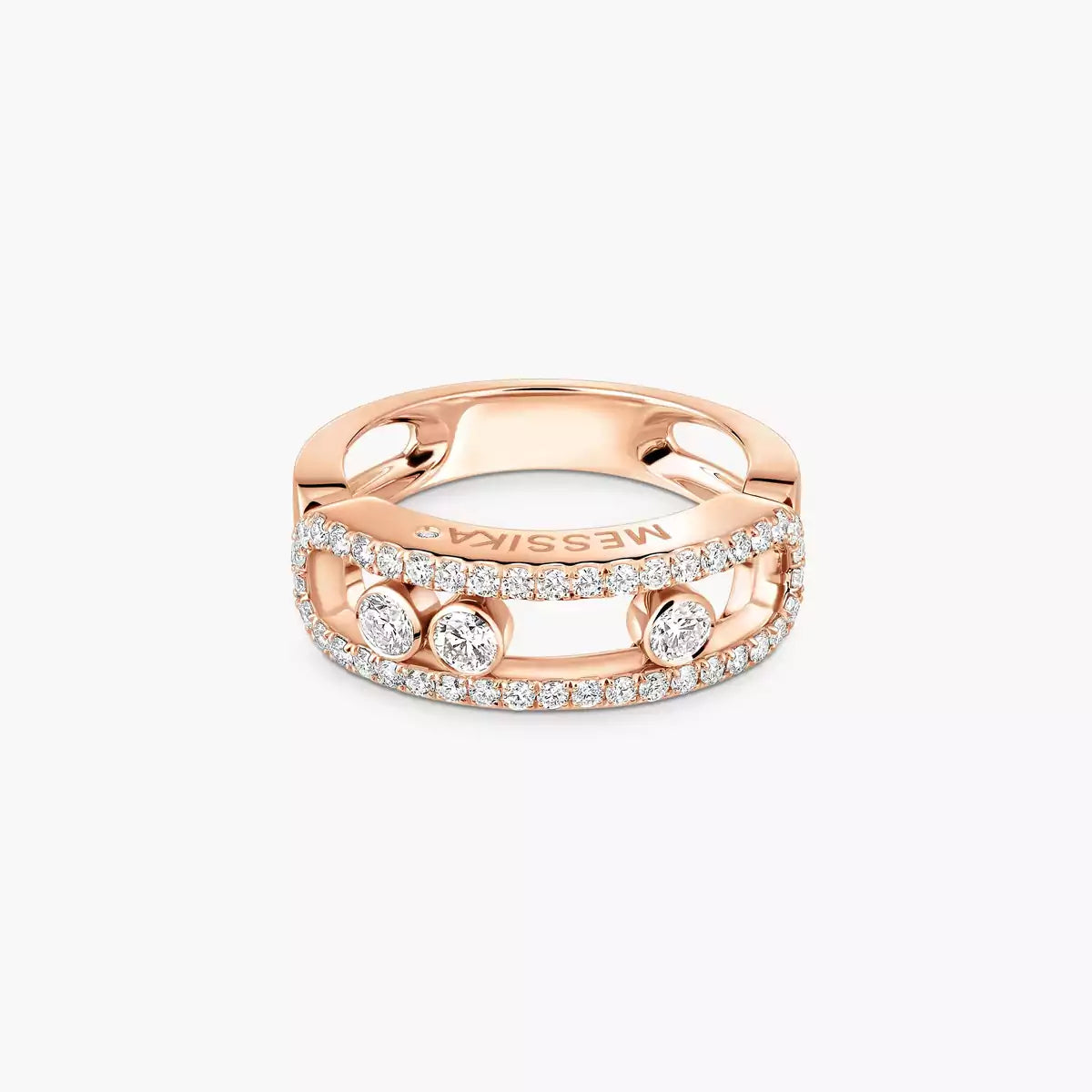 [Miro ] Move Gold Diamond Pave_ Ring